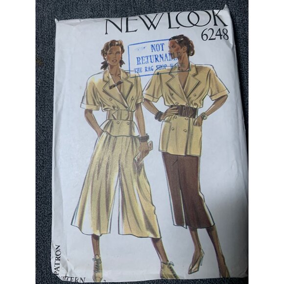 New Look Misses Skirt Top Sewing Pattern sz 8-22 4159 - uncut - Picture 3 of 3